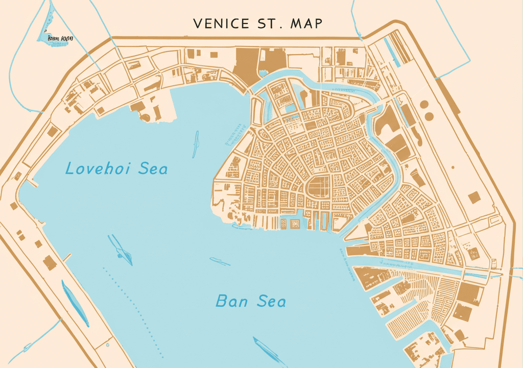 Map of Haven location in Venice